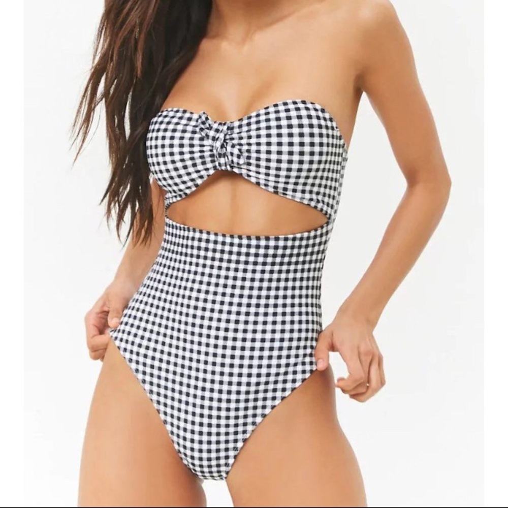 Forever 21 Gingham One Piece
